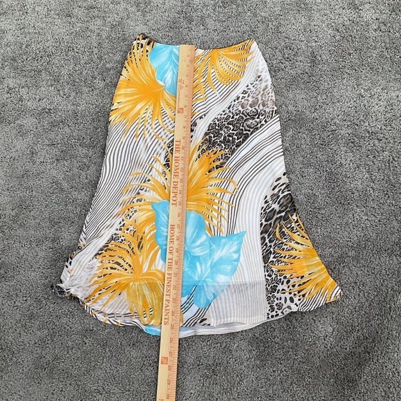 Lorena Conti Paris Women’s Long Skirt 21’ Waist Boho Native Hippy Small Vicose - Picture 4 of 7